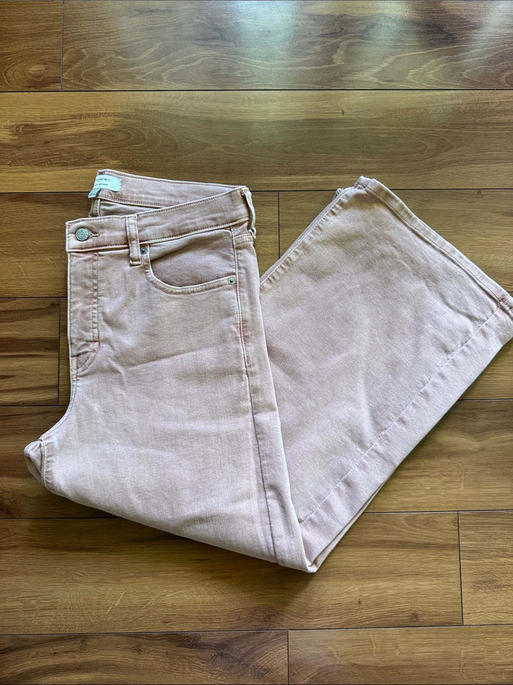 Banana Republic Peach Wide Leg High-Rise 31 12